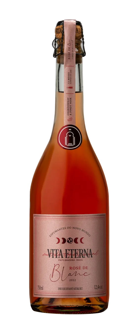 Rosé de Blanc — Espumante Nature Rosé Vita Eterna